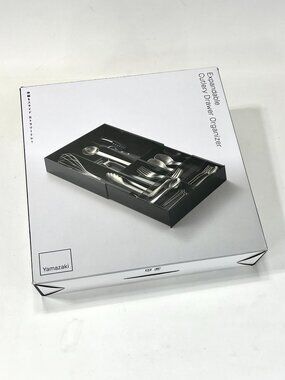 NIB YAMAZAKI HOME Expandable Cutlery Drawer Organizer TOWER SERIES Utensils